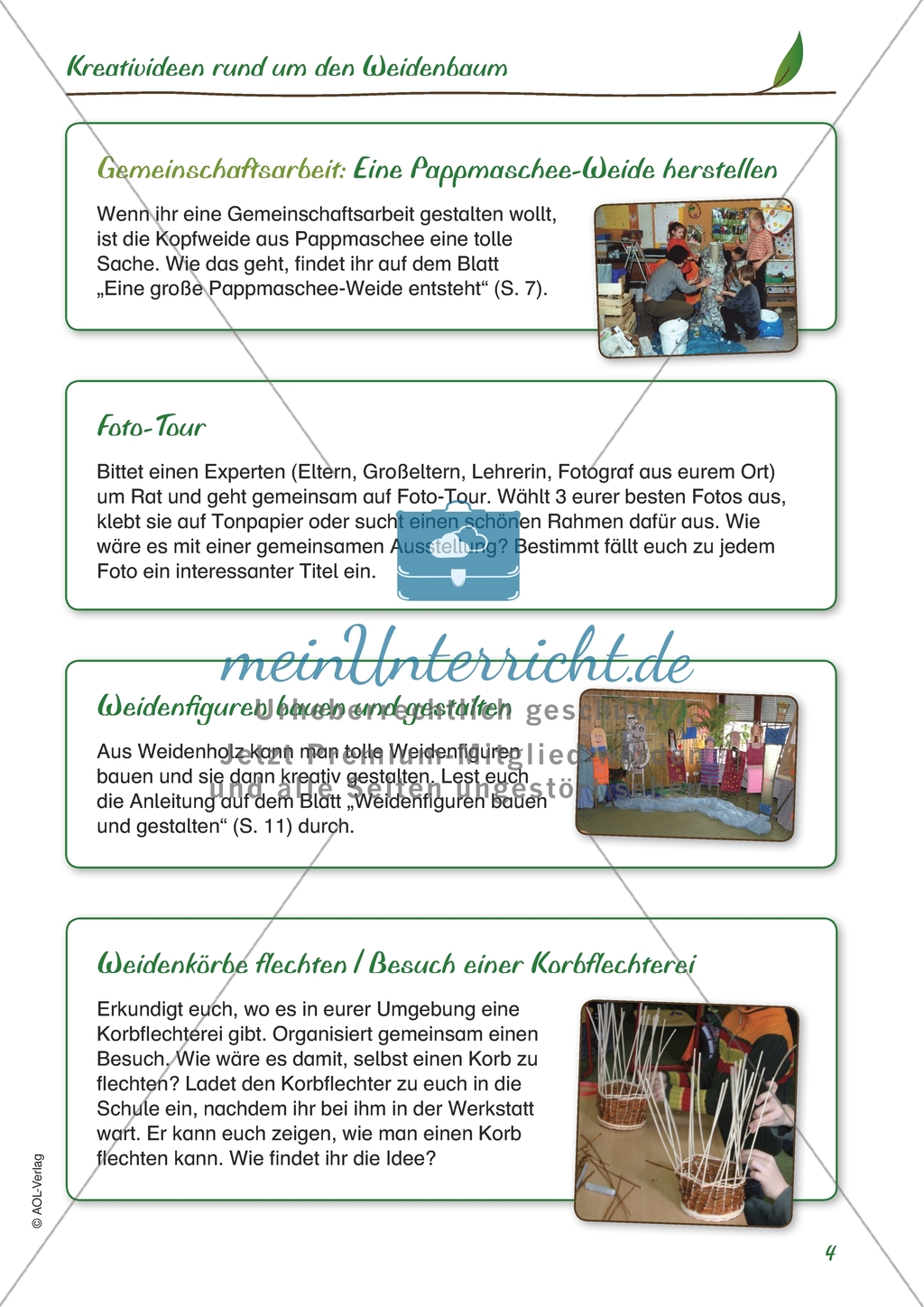 Kreativ rund um den Weidenbaum: Kreativideen Preview 2