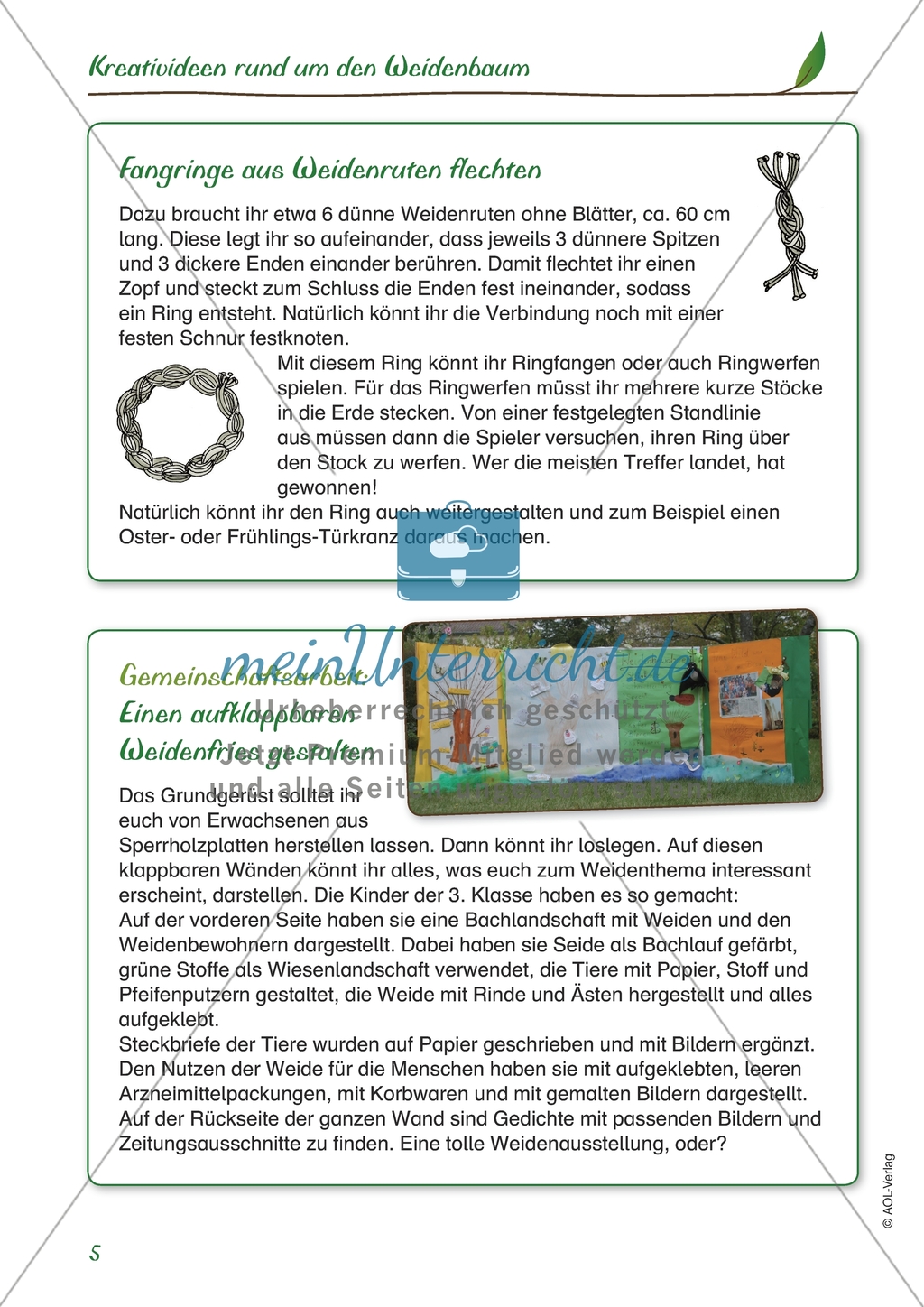 Kreativ rund um den Weidenbaum: Kreativideen Preview 3