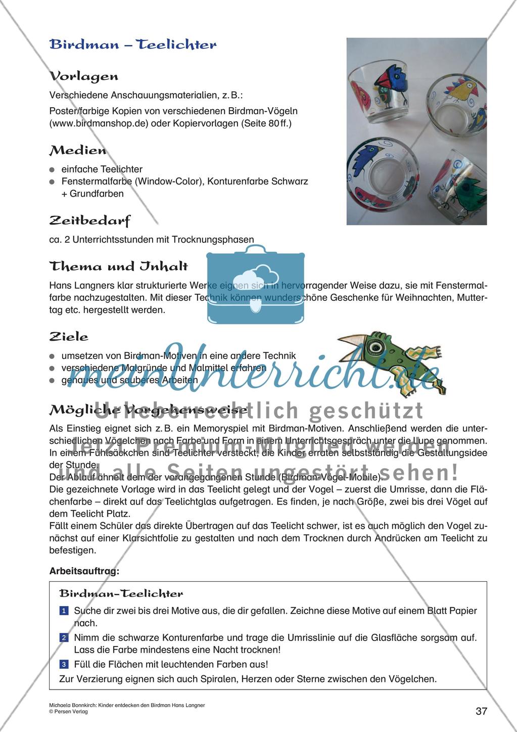 Birdman – Teelichter Preview 1