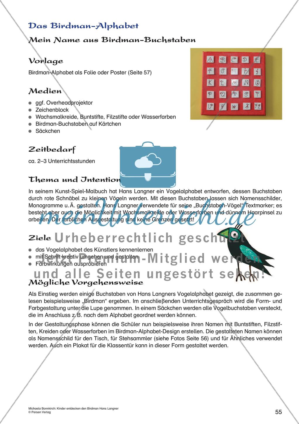 Das Birdman-Alphabet Preview 1