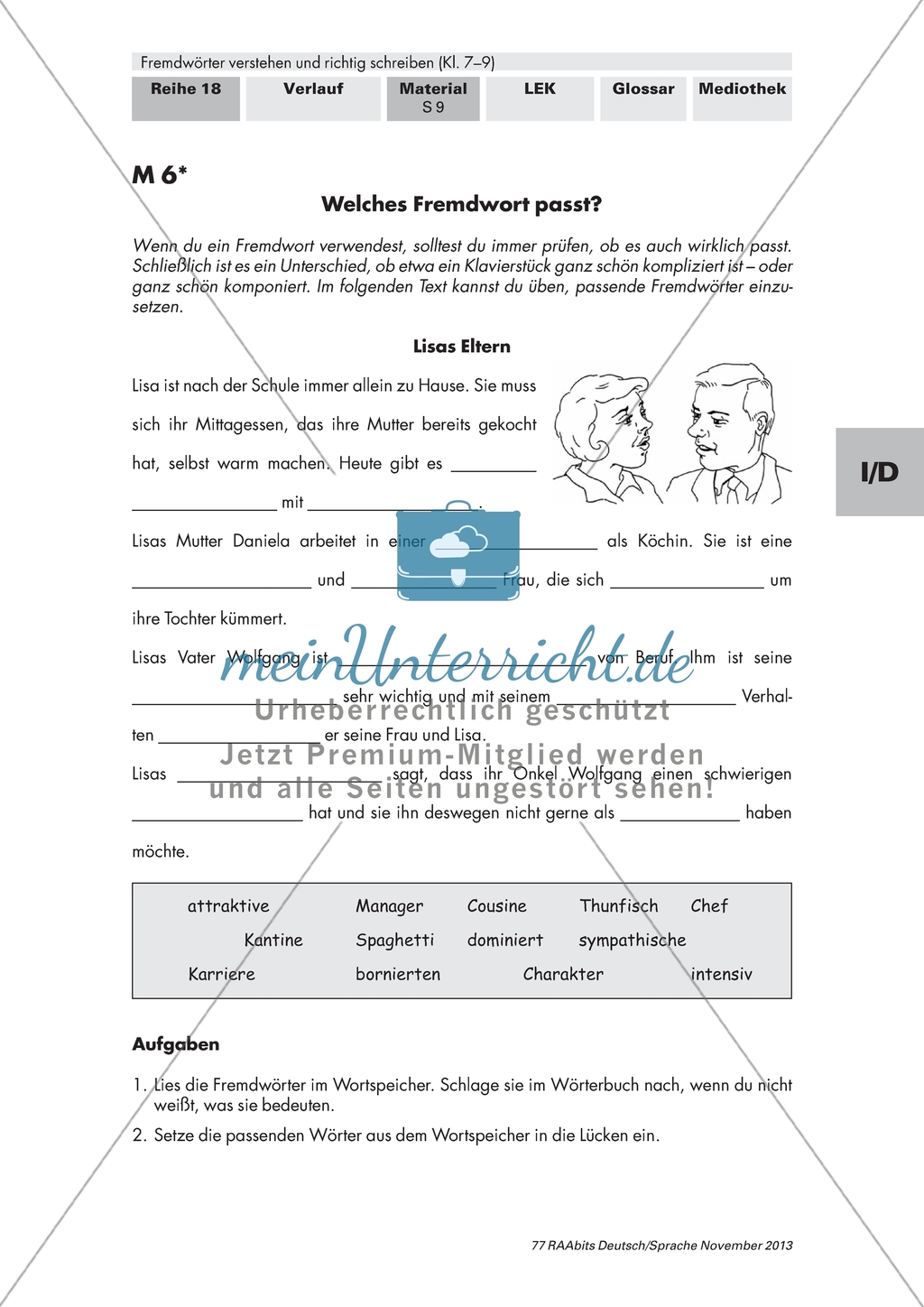 Die Verwendung von leicht verwechselbaren Fremdwörtern üben Preview 2
