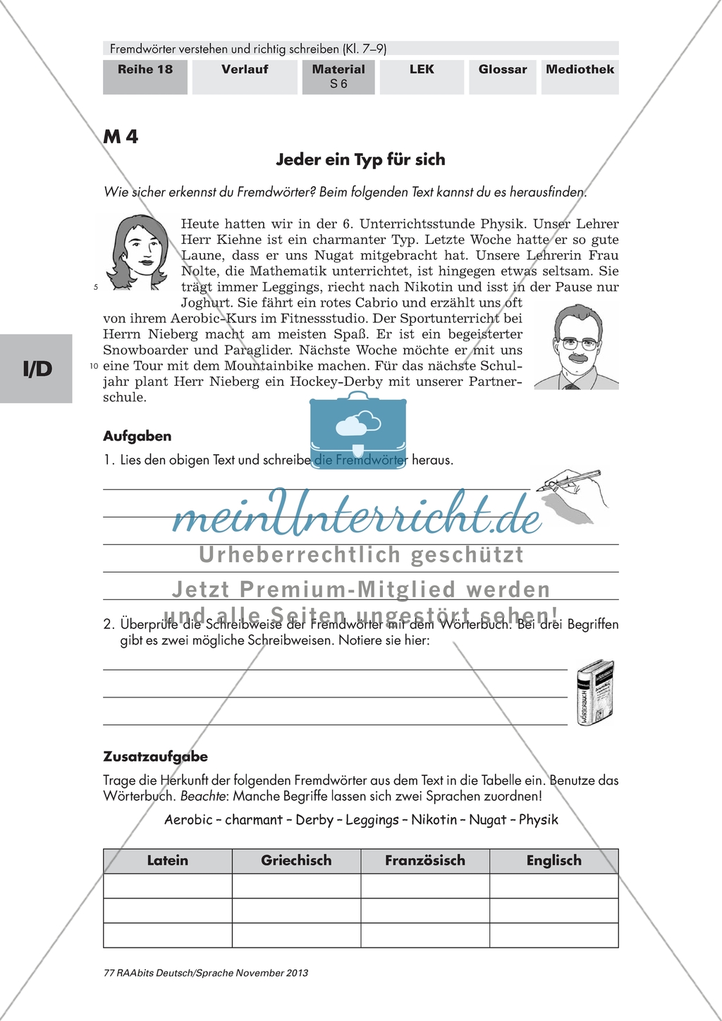 Erkennen von Fremdwörtern innerhalb eines Textes Preview 1