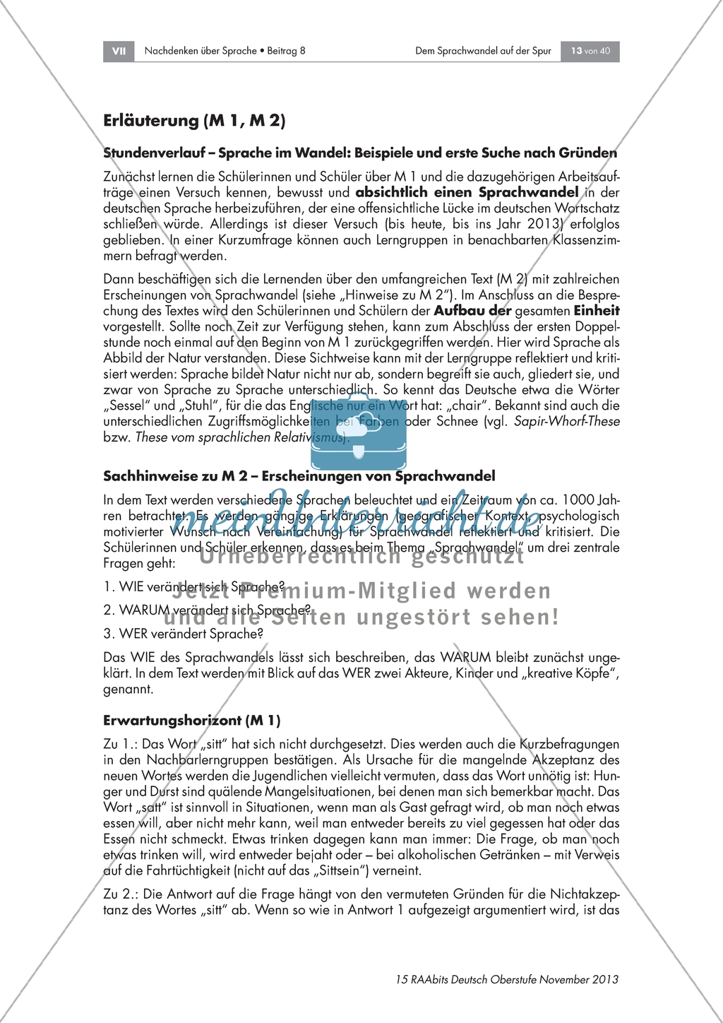 Beispiele für den Sprachwandel: Schließung einer Lücke im Wortschatz Preview 2