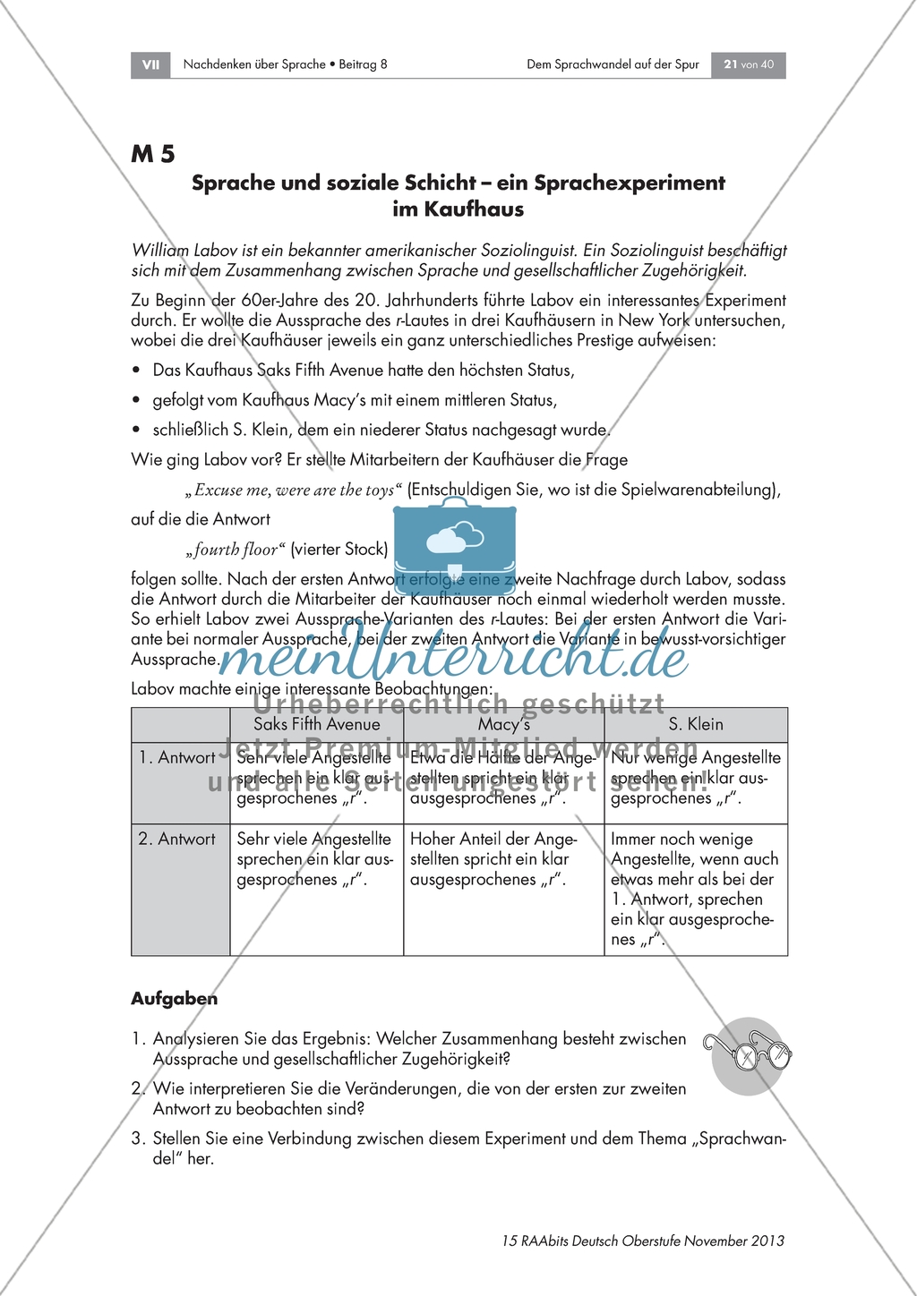 Sprachwandelerscheinungen untersuchen: Entstehung eines neuen Wortes Preview 1