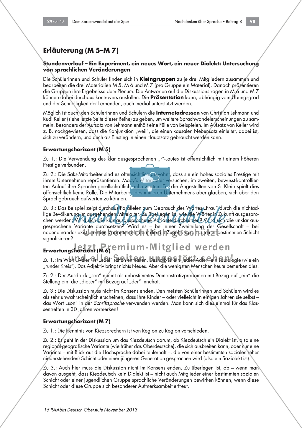 Sprachwandelerscheinungen untersuchen: Entstehung eines neuen Wortes Preview 2