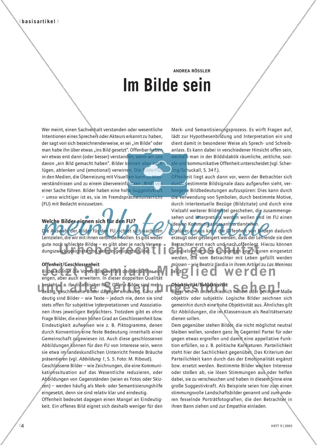 Im Bilde sein Preview 1