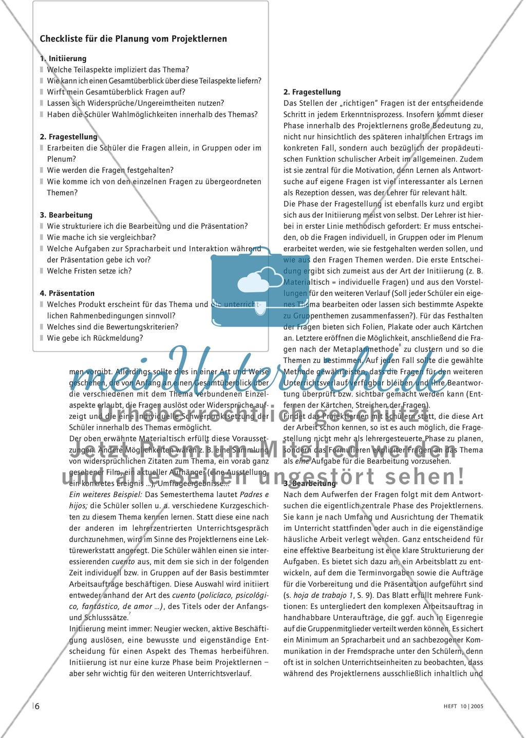 Projektlernen – eine echte Alternative Preview 3