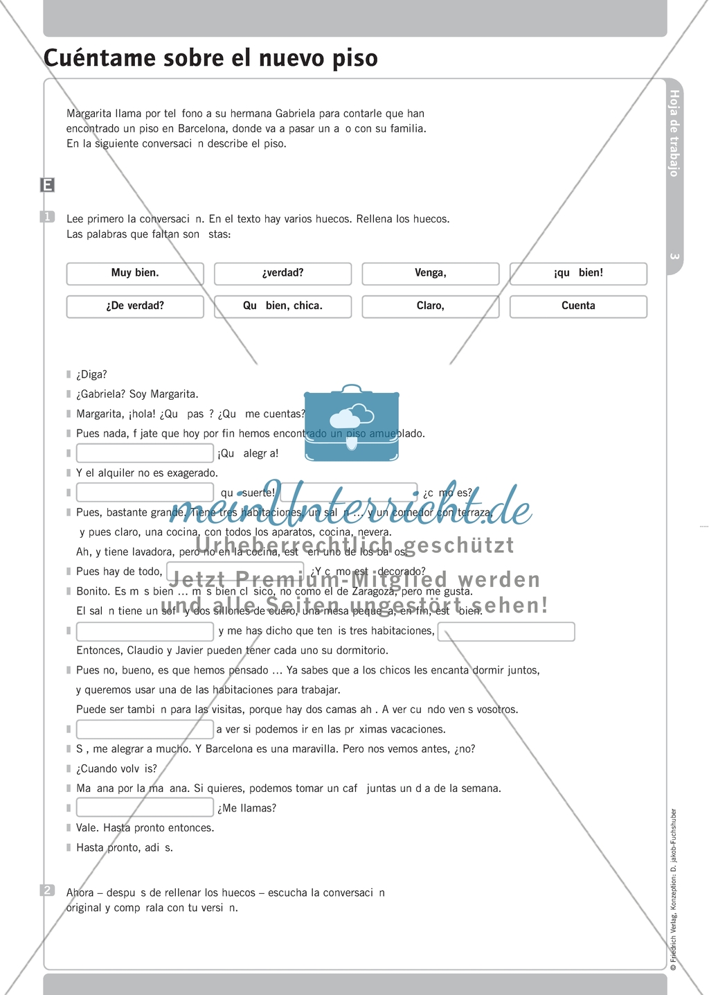 Hörverstehen in der mündlichen Interaktion - Übungen zu Redemitteln Preview 7