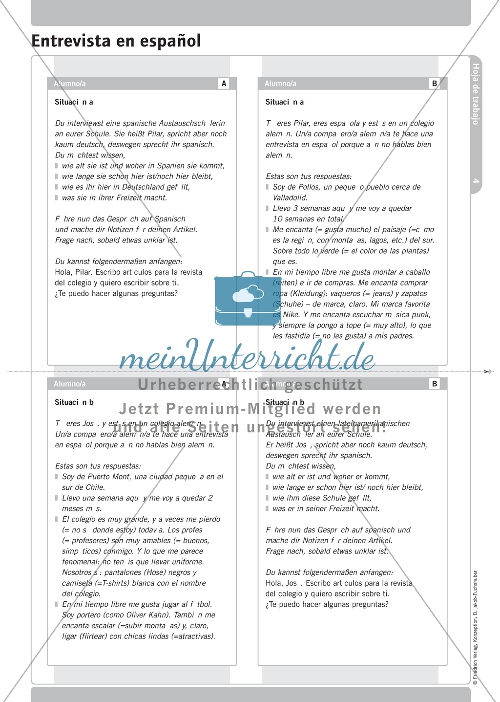 Hörverstehen in der mündlichen Interaktion - Übungen zu Redemitteln Preview 8