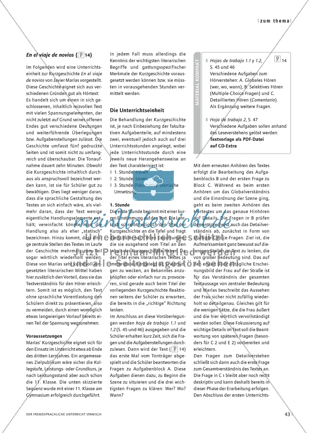 Javier Marías' Kurzgeschichte