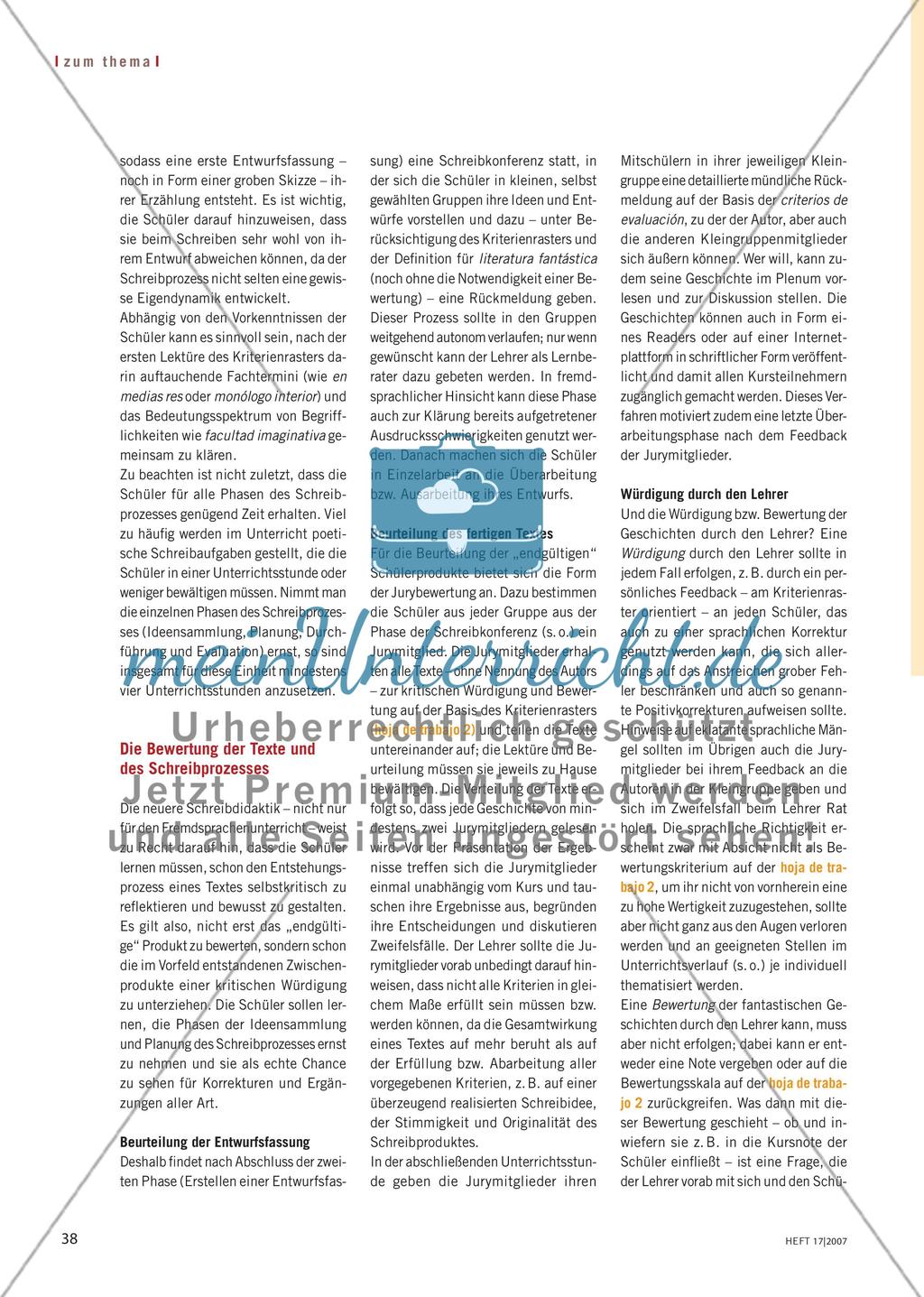 Poetisches Schreiben im Spanischunterricht Preview 3