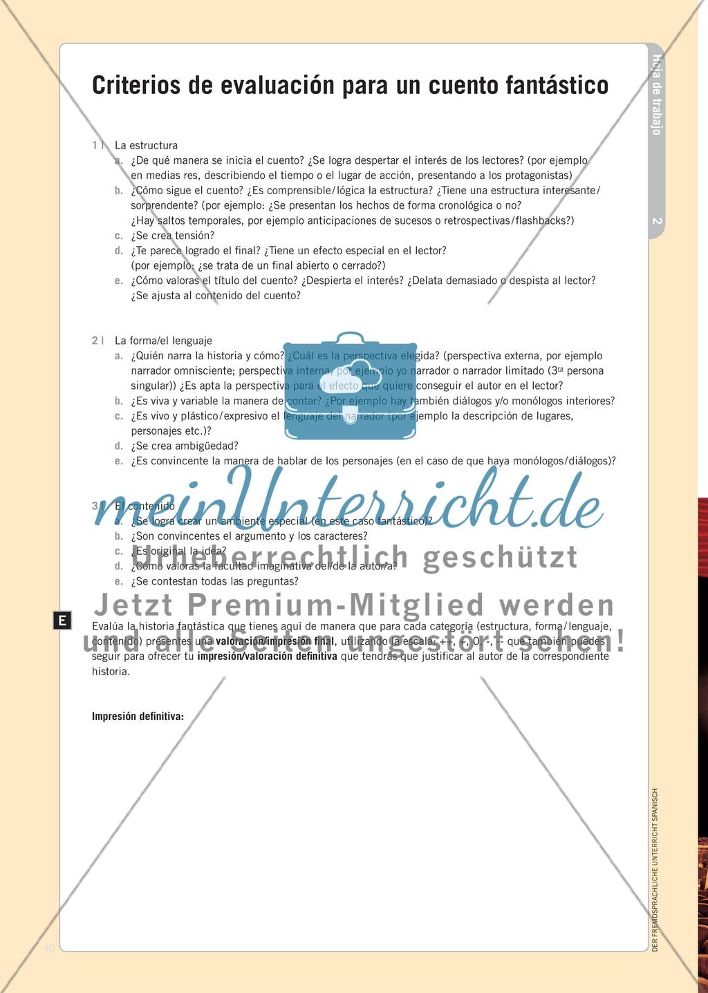 Poetisches Schreiben im Spanischunterricht Preview 5