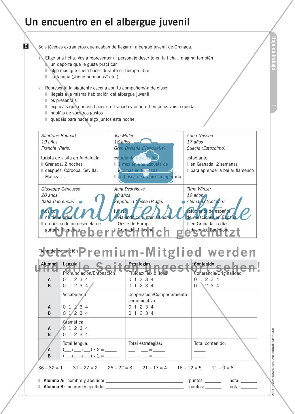 Kriterienorientierte Evaluation mündlicher Beiträge Preview 7