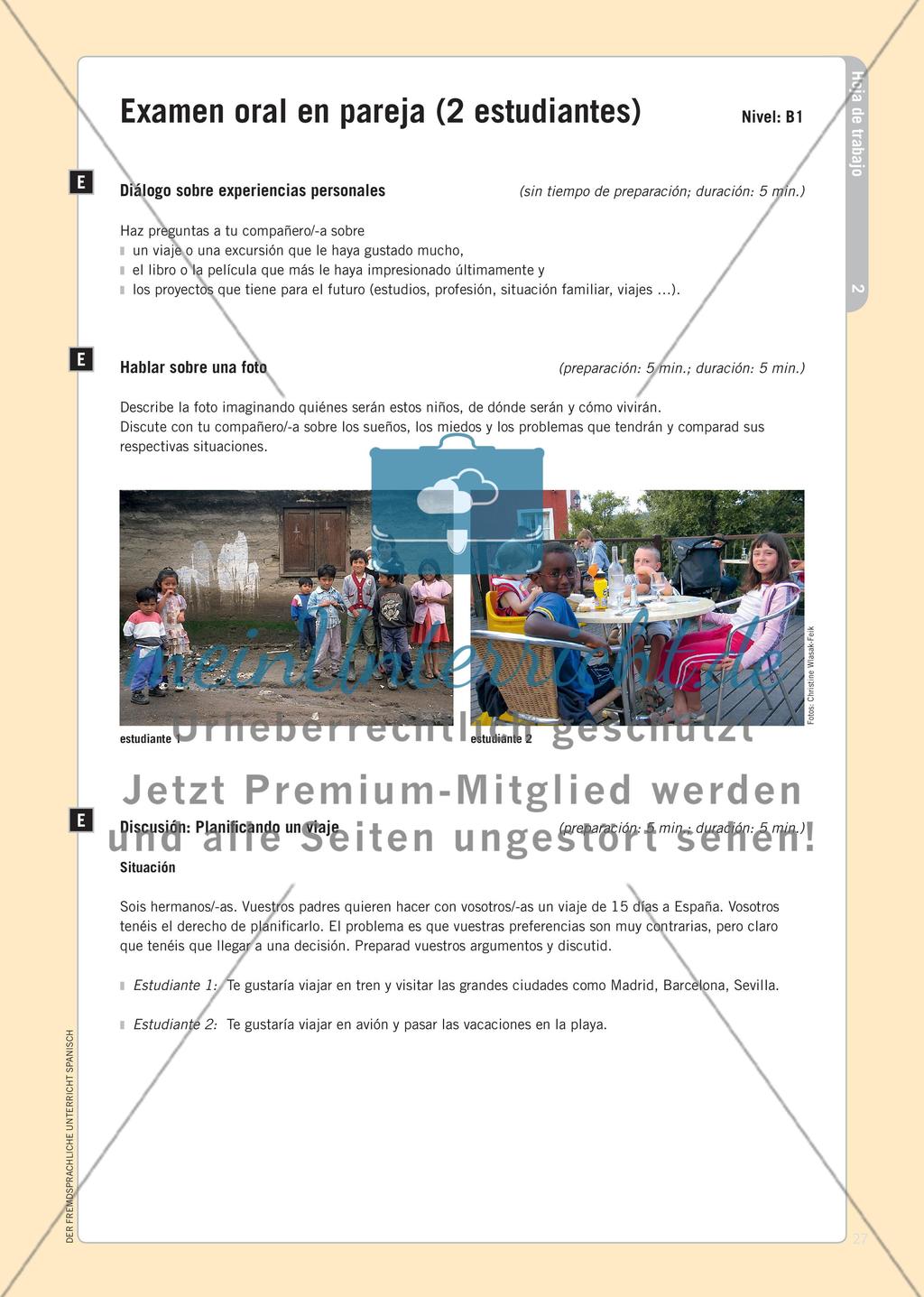 Mündliche Schulaufgaben - Der Referenzrahmen als Hilfe bei der Erstellung kalibrierter Aufgaben Preview 4