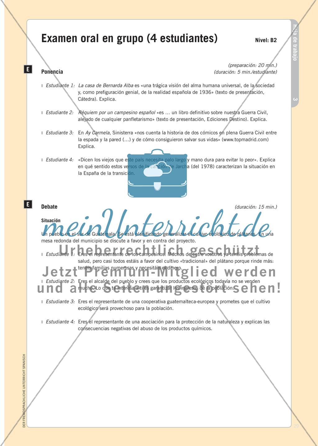Mündliche Schulaufgaben - Der Referenzrahmen als Hilfe bei der Erstellung kalibrierter Aufgaben Preview 6