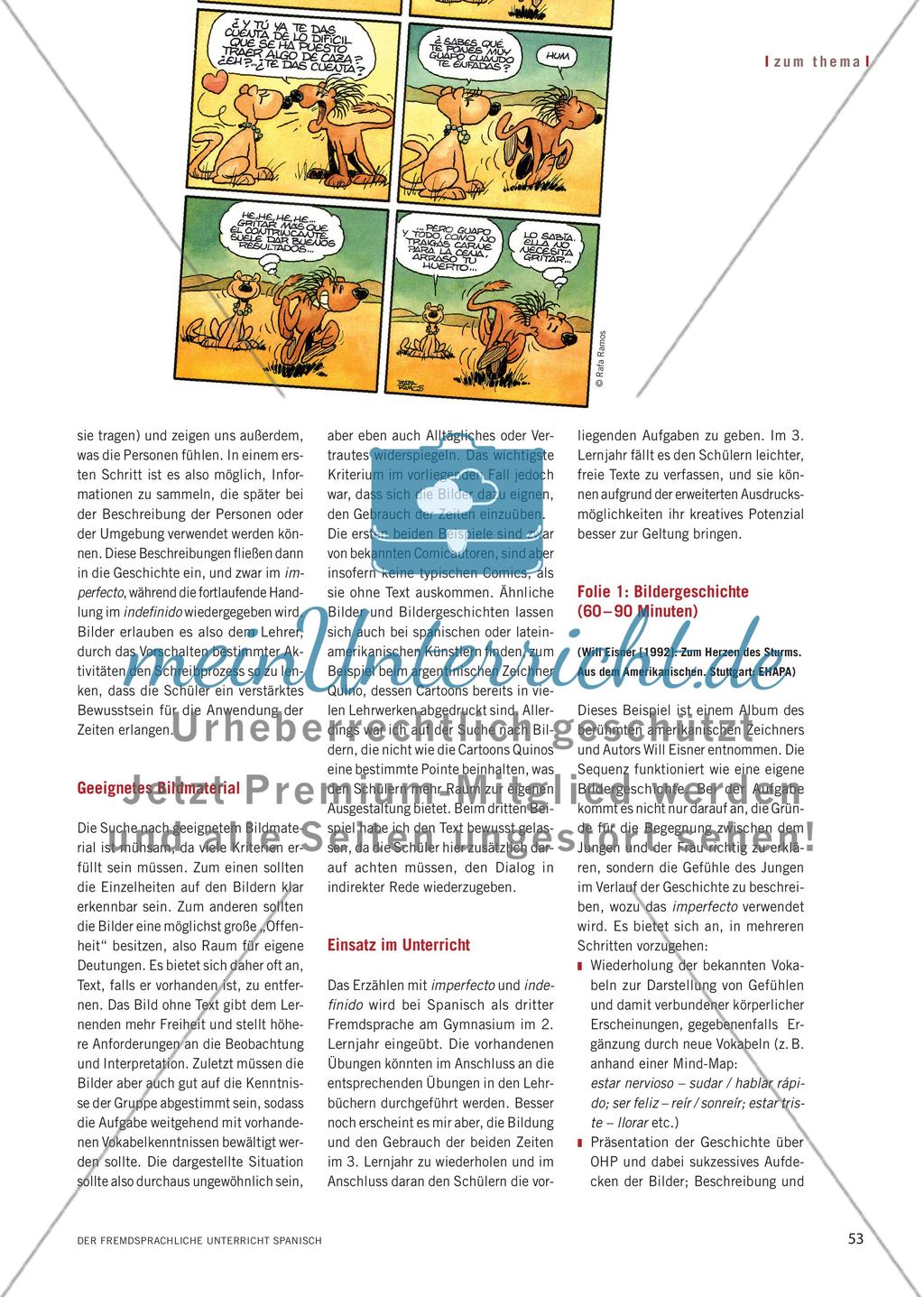 Erzählen und Beschreiben mit Hilfe von Comicbildern Preview 2