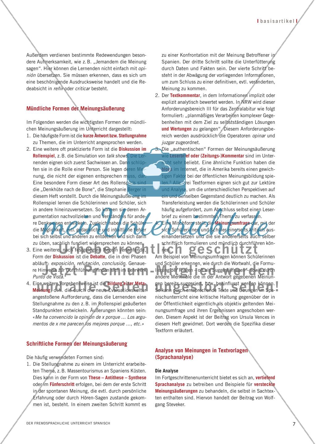 ¿Qué te parece? – Von Meinungen und Meinungsmache Preview 4