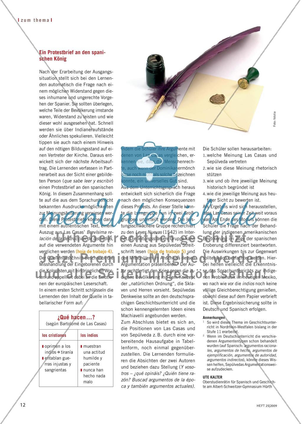 Ein historischer Meinungsstreit über den Umgang mit den „entdeckten“ Völkern Preview 3