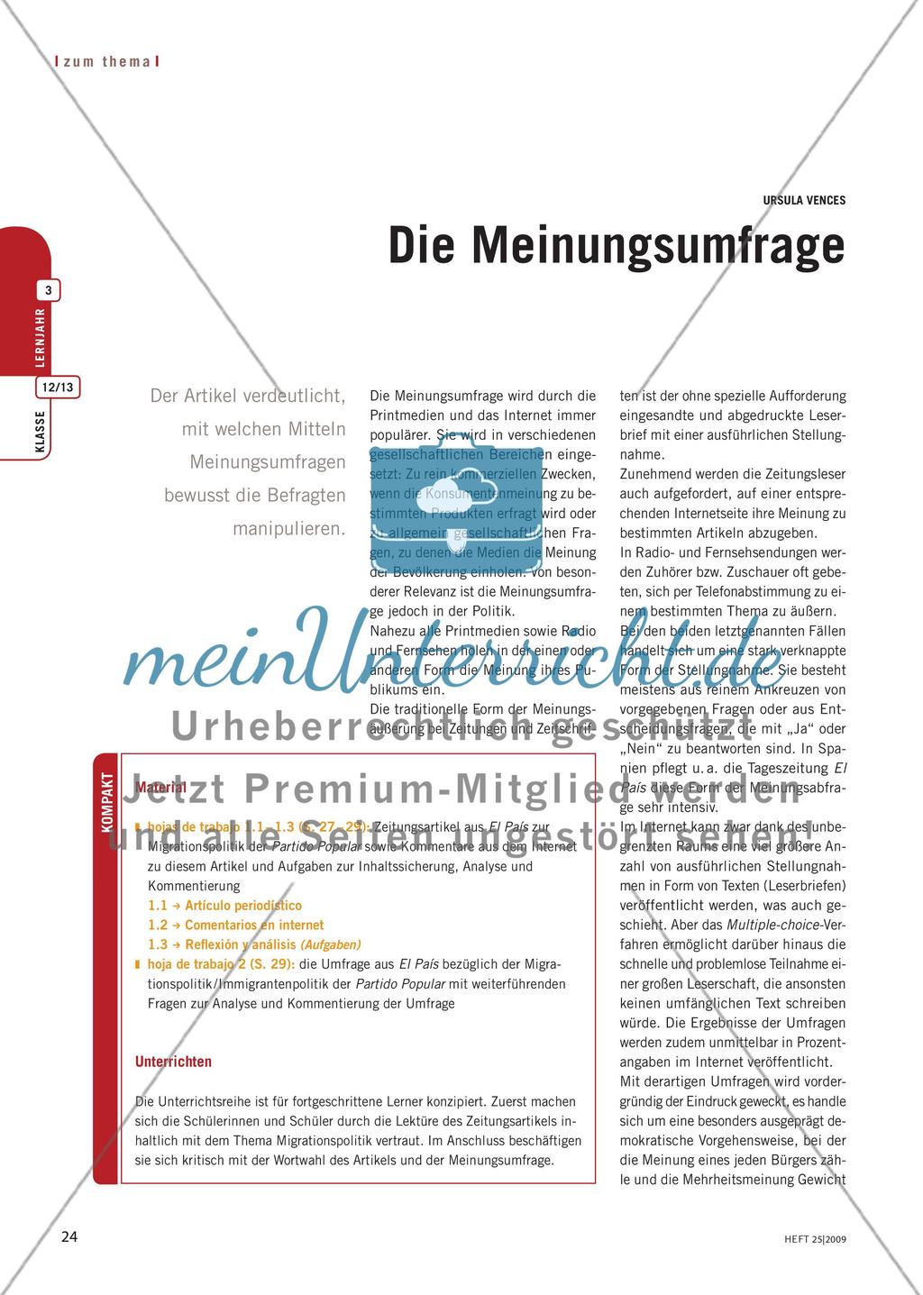 Die Meinungsumfrage Preview 1