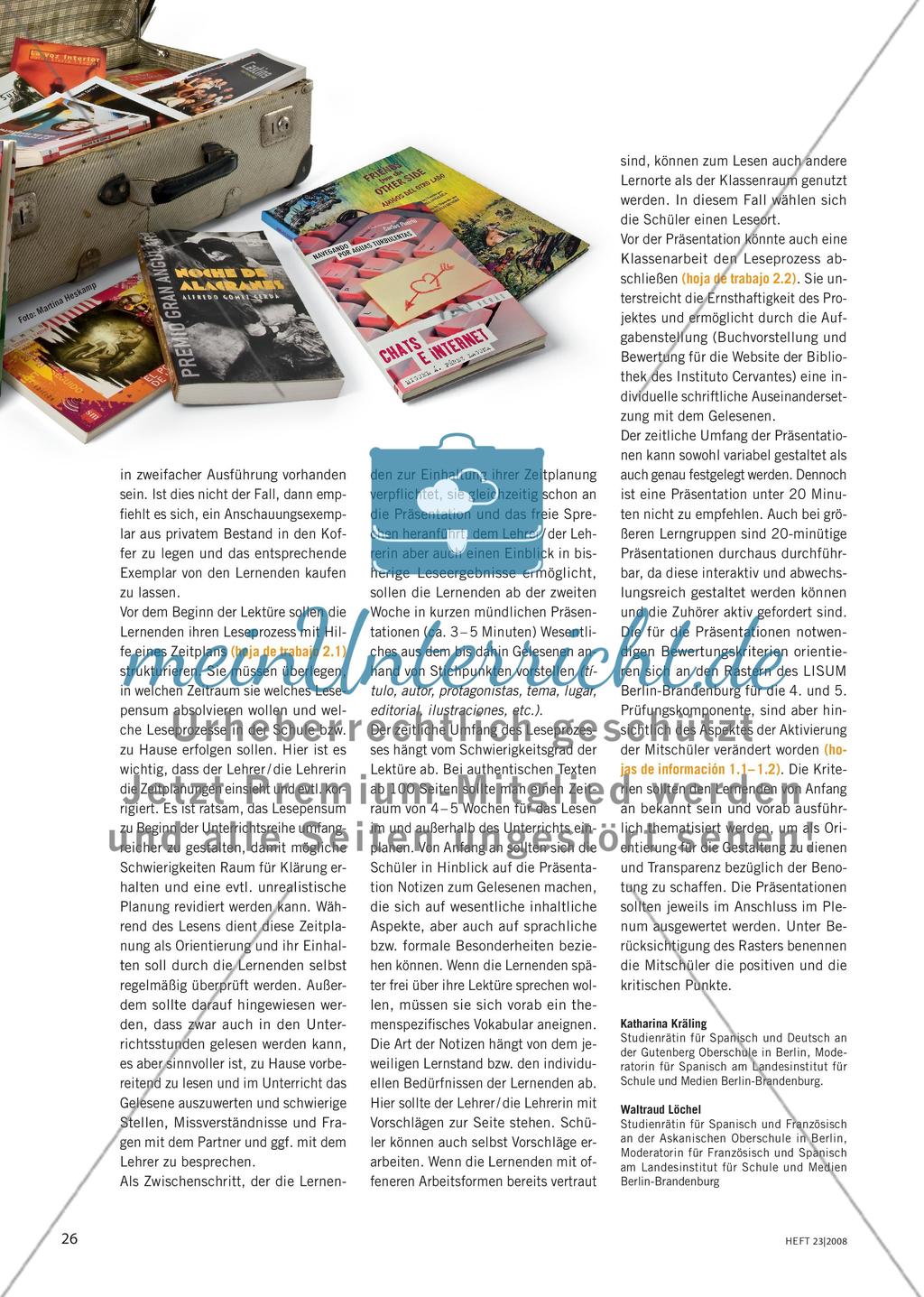 Der Lesekoffer – Individuelle Zugänge zu authentischen Jugendromanen Preview 3