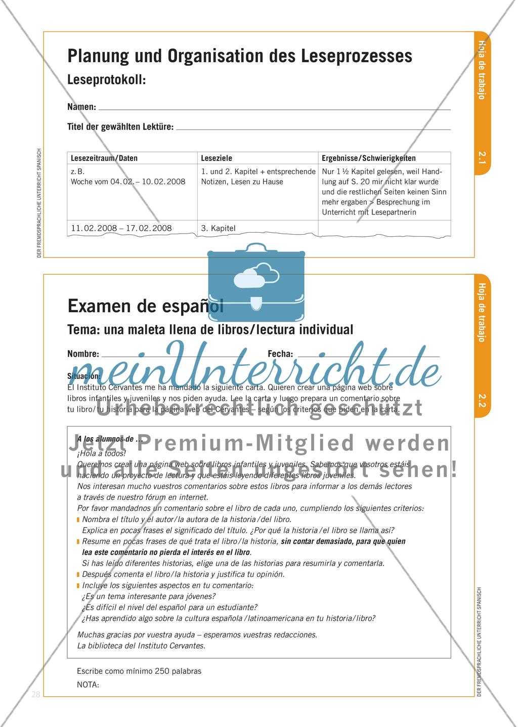 Der Lesekoffer – Individuelle Zugänge zu authentischen Jugendromanen Preview 5