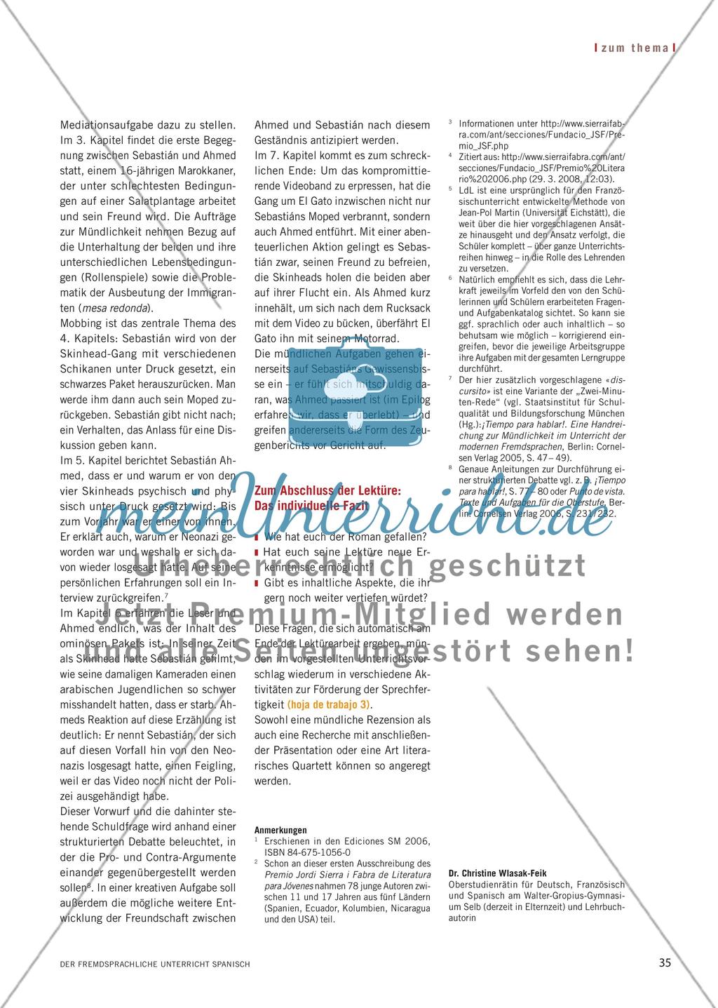 El poder de una decisión – Förderung der Mündlichkeit mit einem Roman Preview 4