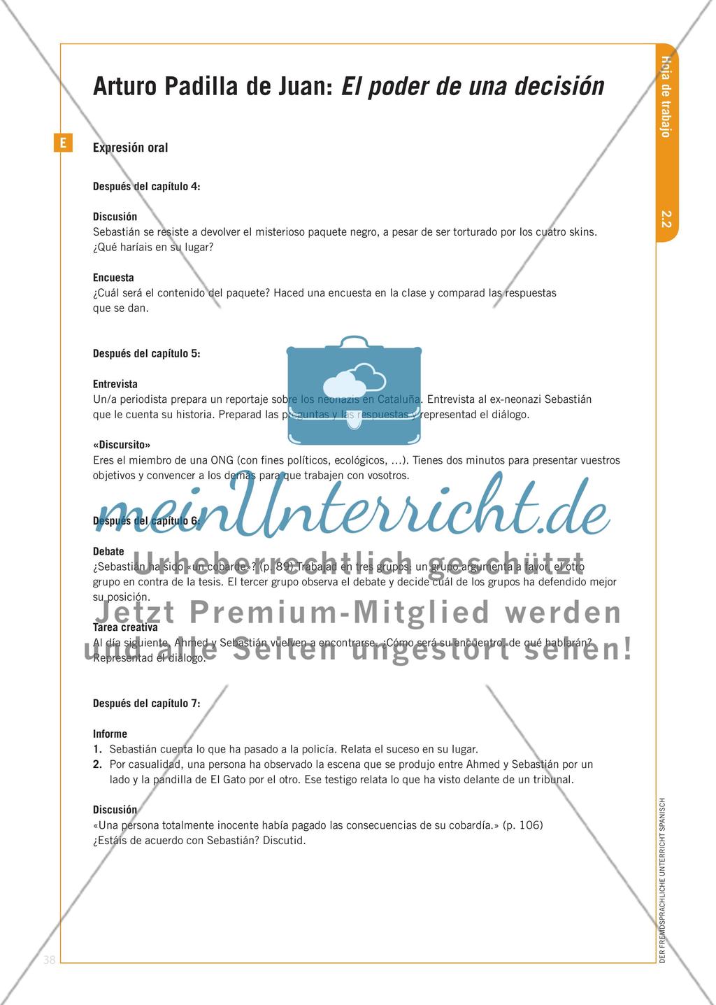 El poder de una decisión – Förderung der Mündlichkeit mit einem Roman Preview 7