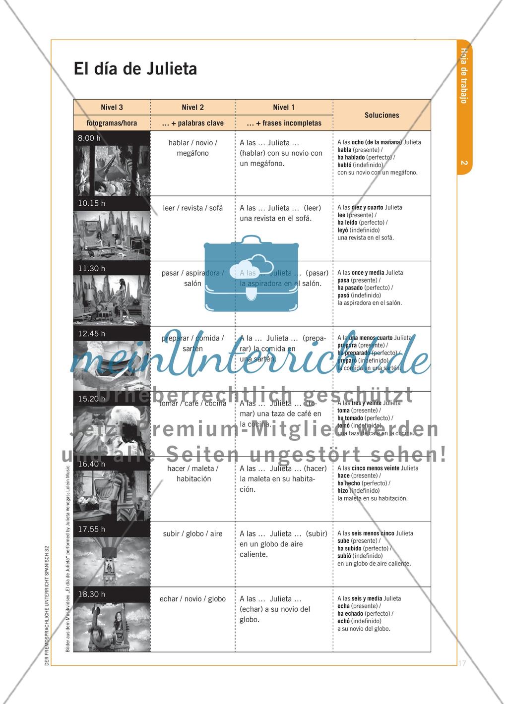 Kleine Kunstwerke – Musikvideoclips im Spanischunterricht Preview 6