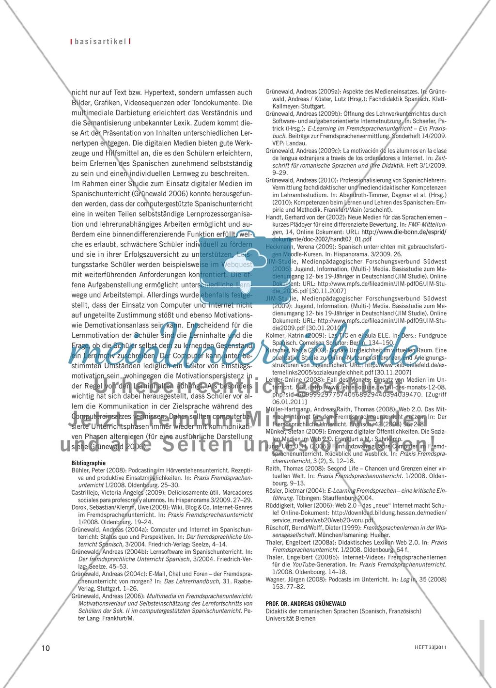 Vernetztes Lernen - „Mitmach-Web“ im Spanischunterricht Preview 7
