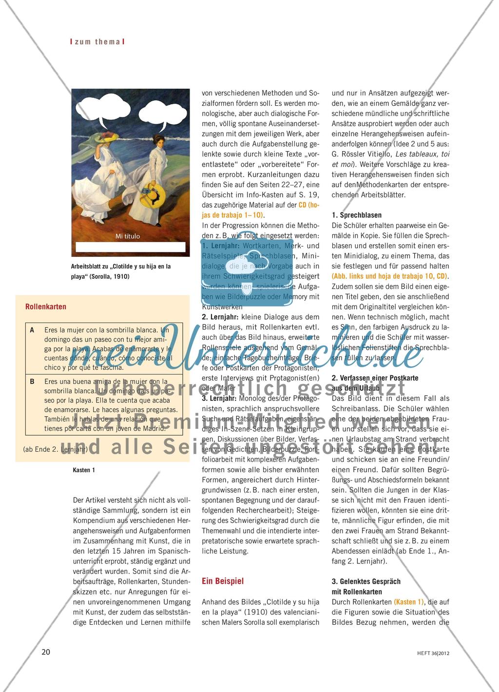 Bilder – mal anders betrachtet - Kreative Ansätze zum Umgang mit bekannten Bildern Preview 2