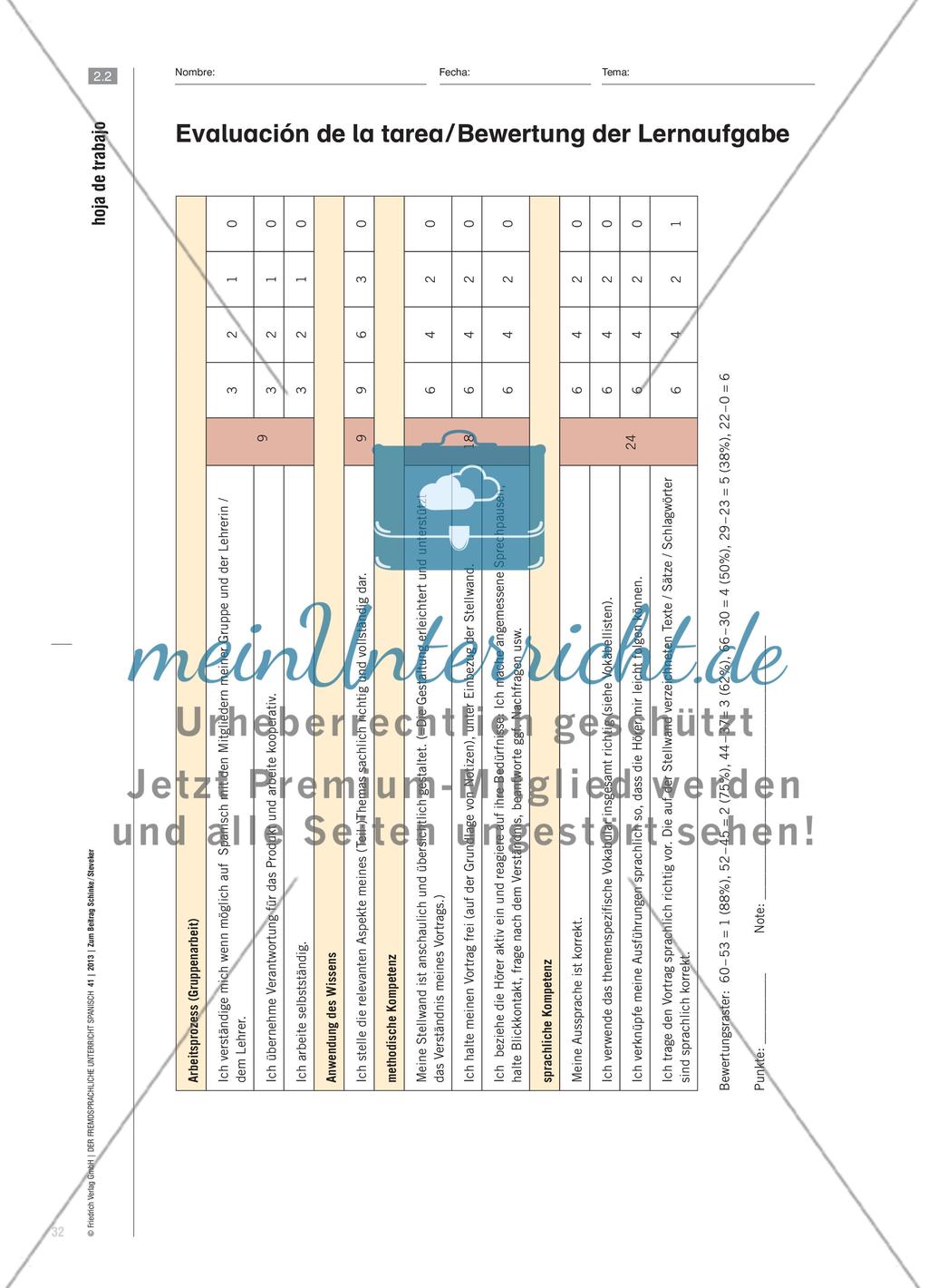 Hablar de jóvenes, inmigración, bilingüismo - Mündlichkeit fördern durch Lernaufgaben – drei Beispiele Preview 7