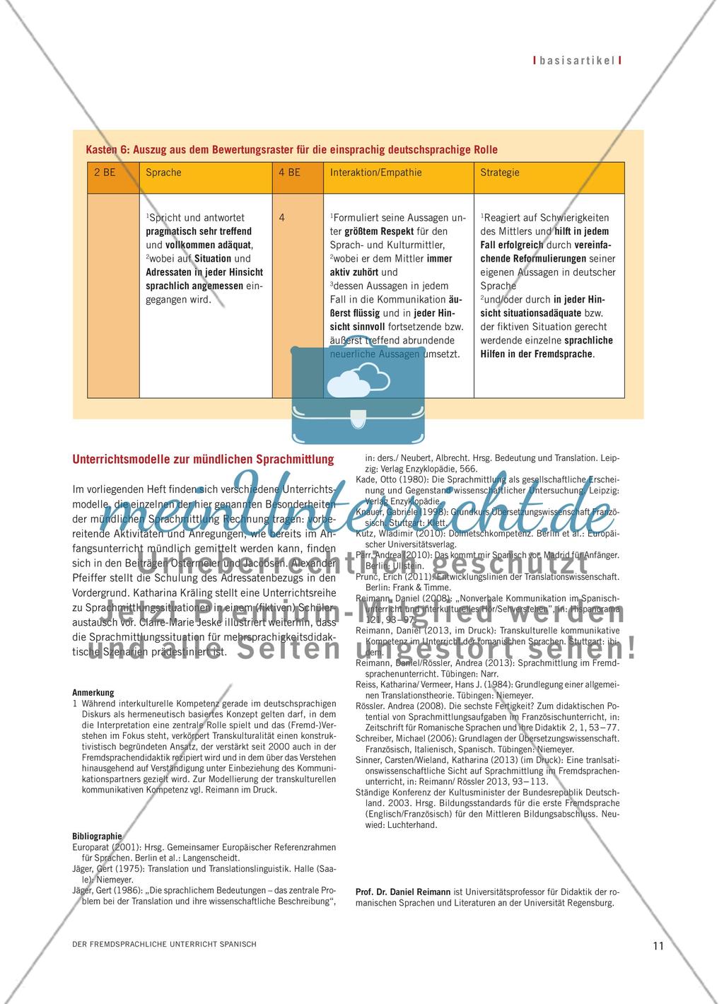 Mündliche Sprachmittlung im Spanischunterricht Preview 8