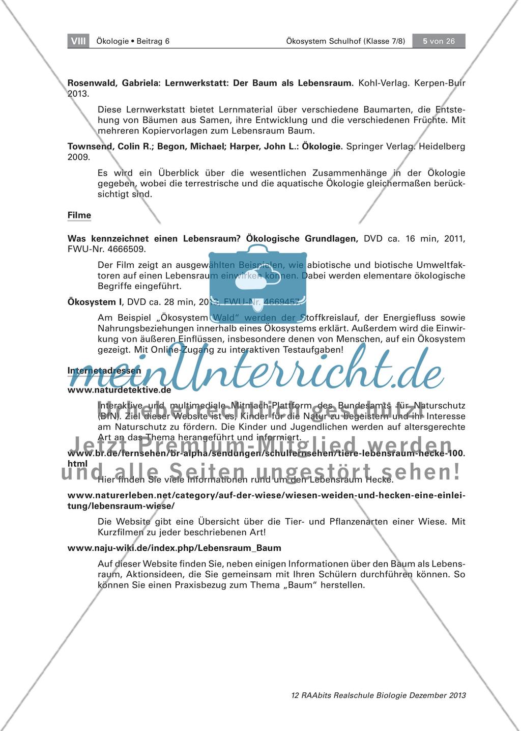 Ein Ökosystem unter der Lupe – unser Schulhof Preview 5