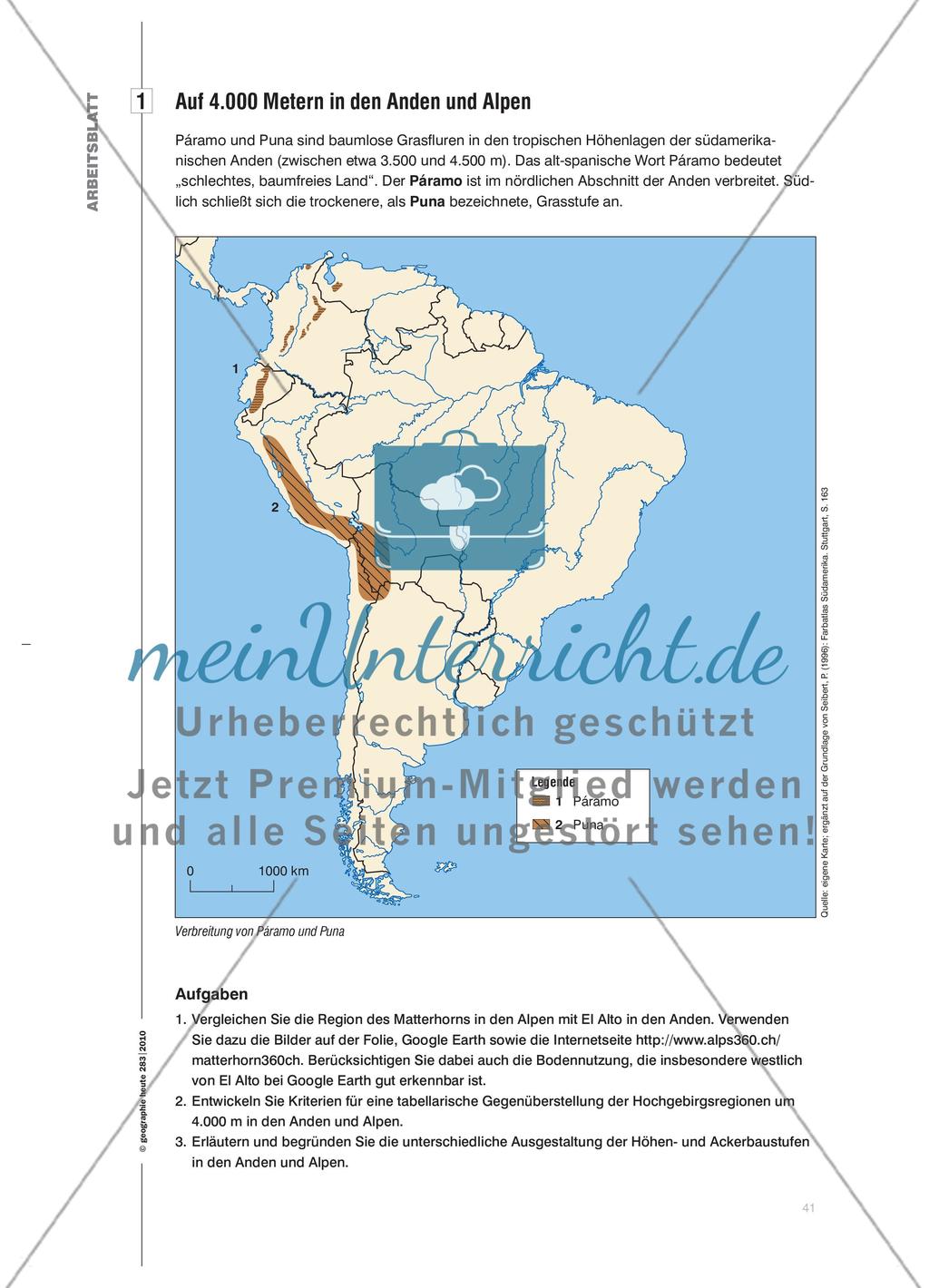 (K)ein Vergleich! - Páramo und Puna vs. Ewiges Eis: auf 4.000 m in den Anden und Alpen Preview 4