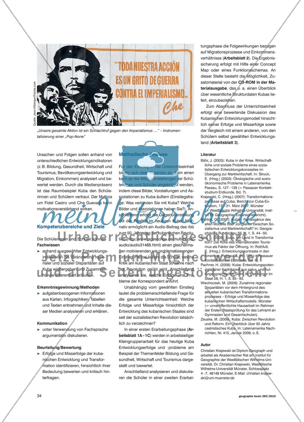 „Hasta la victoria siempre?“ - Regionale und soziale Disparitäten im kubanischen Transformationsprozess Preview 3