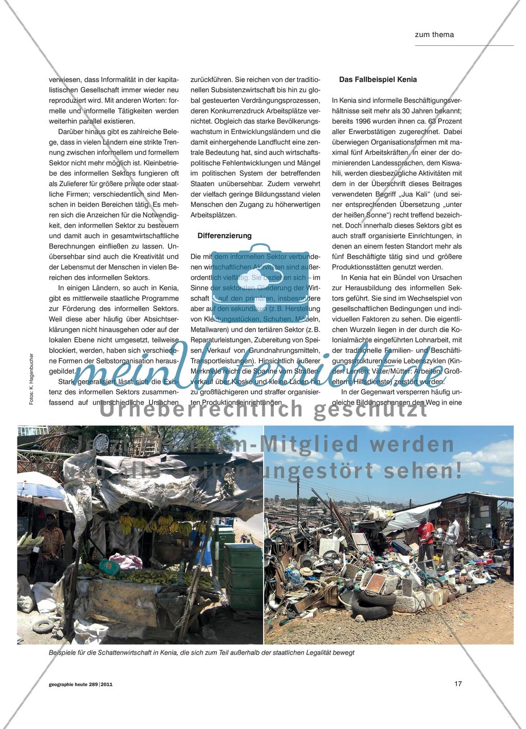„Jua Kali“ – Unter der heißen Sonne - Der informelle Sektor in Kenia Preview 2
