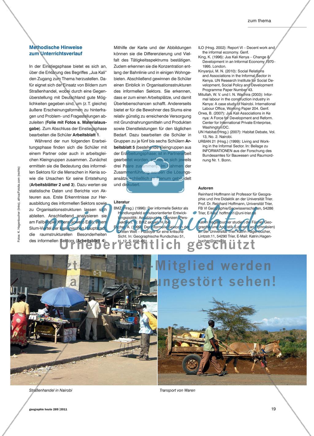„Jua Kali“ – Unter der heißen Sonne - Der informelle Sektor in Kenia Preview 4