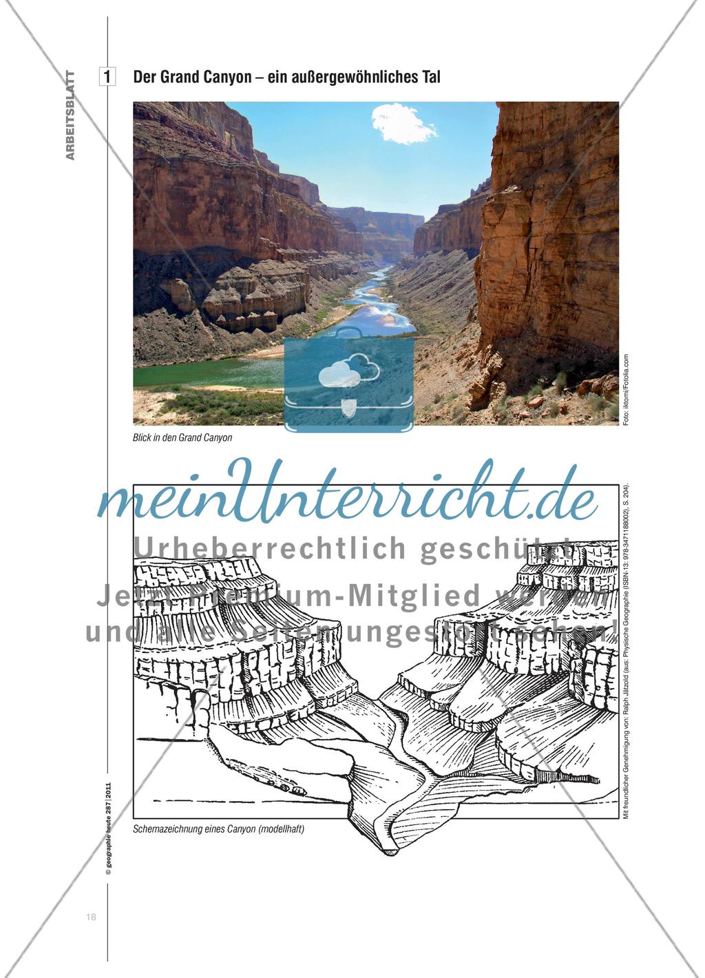 Colorado River vs. Colorado-Plateau - Geologischer Wettstreit zwischen Hebung, Verwitterung, Abtragung und Sedimentation Preview 5
