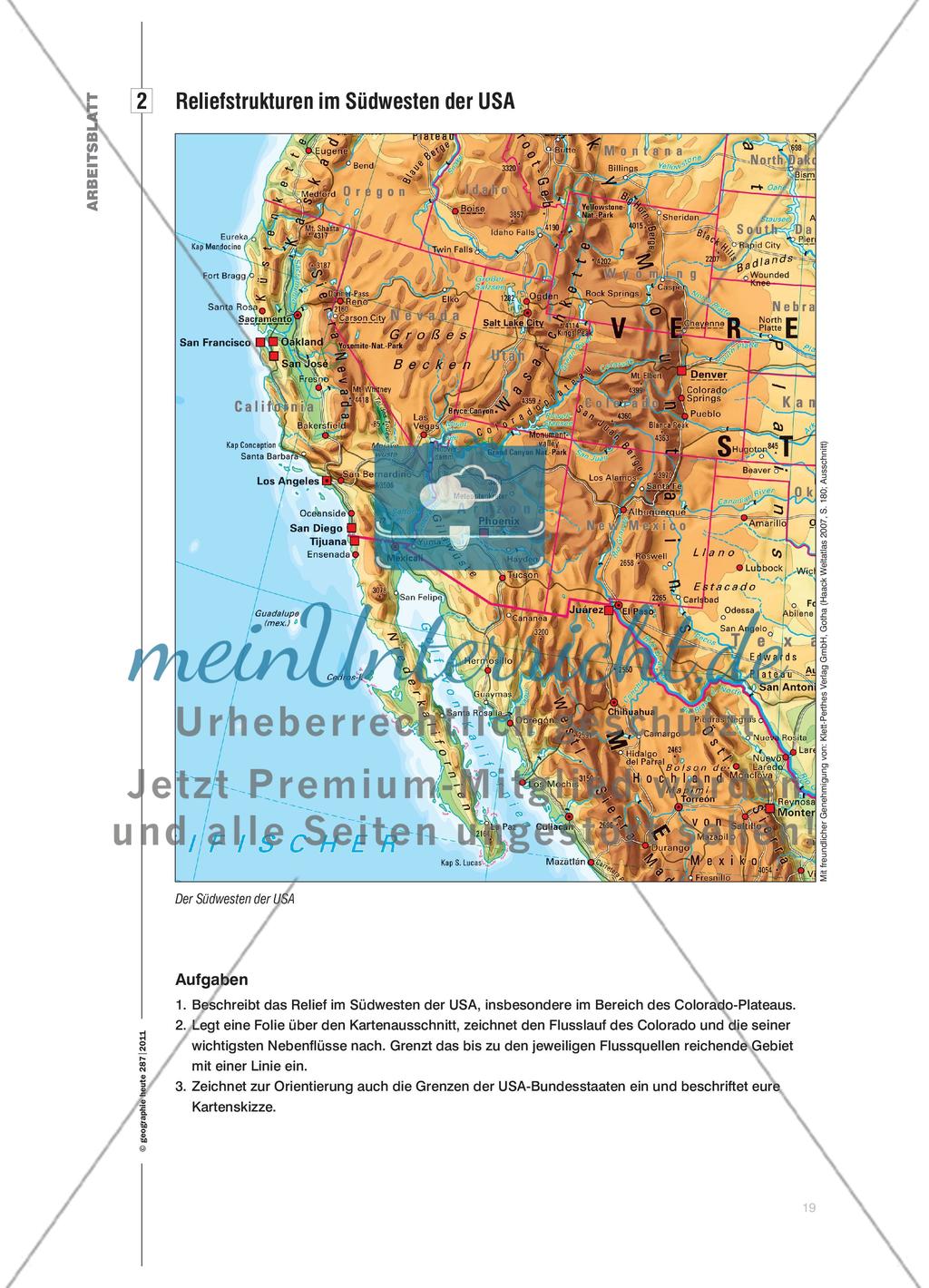 Colorado River vs. Colorado-Plateau - Geologischer Wettstreit zwischen Hebung, Verwitterung, Abtragung und Sedimentation Preview 6
