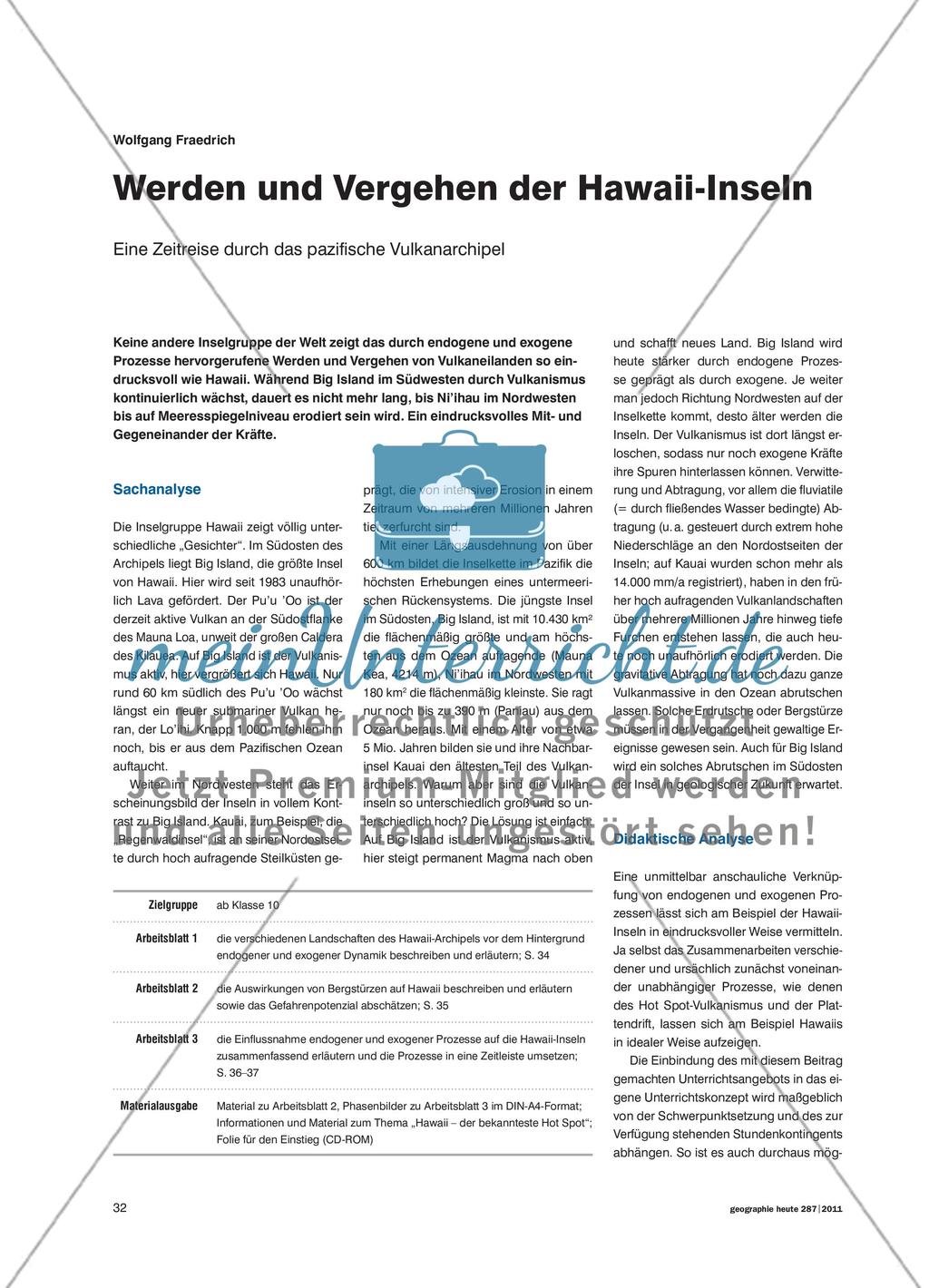 Werden und Vergehen der Hawaii-Inseln - Eine Zeitreise durch das pazifische Vulkanarchipel Preview 1