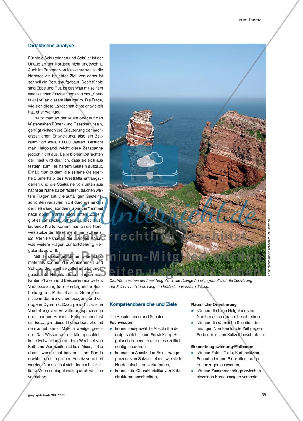 Hochseeinsel Helgoland - „Spielball“ endogener und exogener Dynamik in der jüngeren Erdgeschichte Preview 2