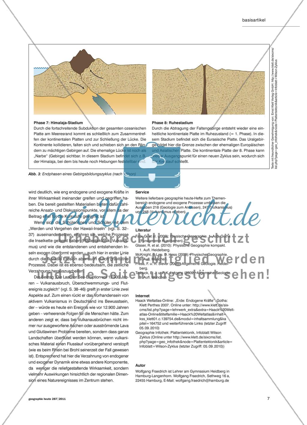 Endogene und exogene Dynamik … prägen in enger Verzahnung das Bild der Erde Preview 6