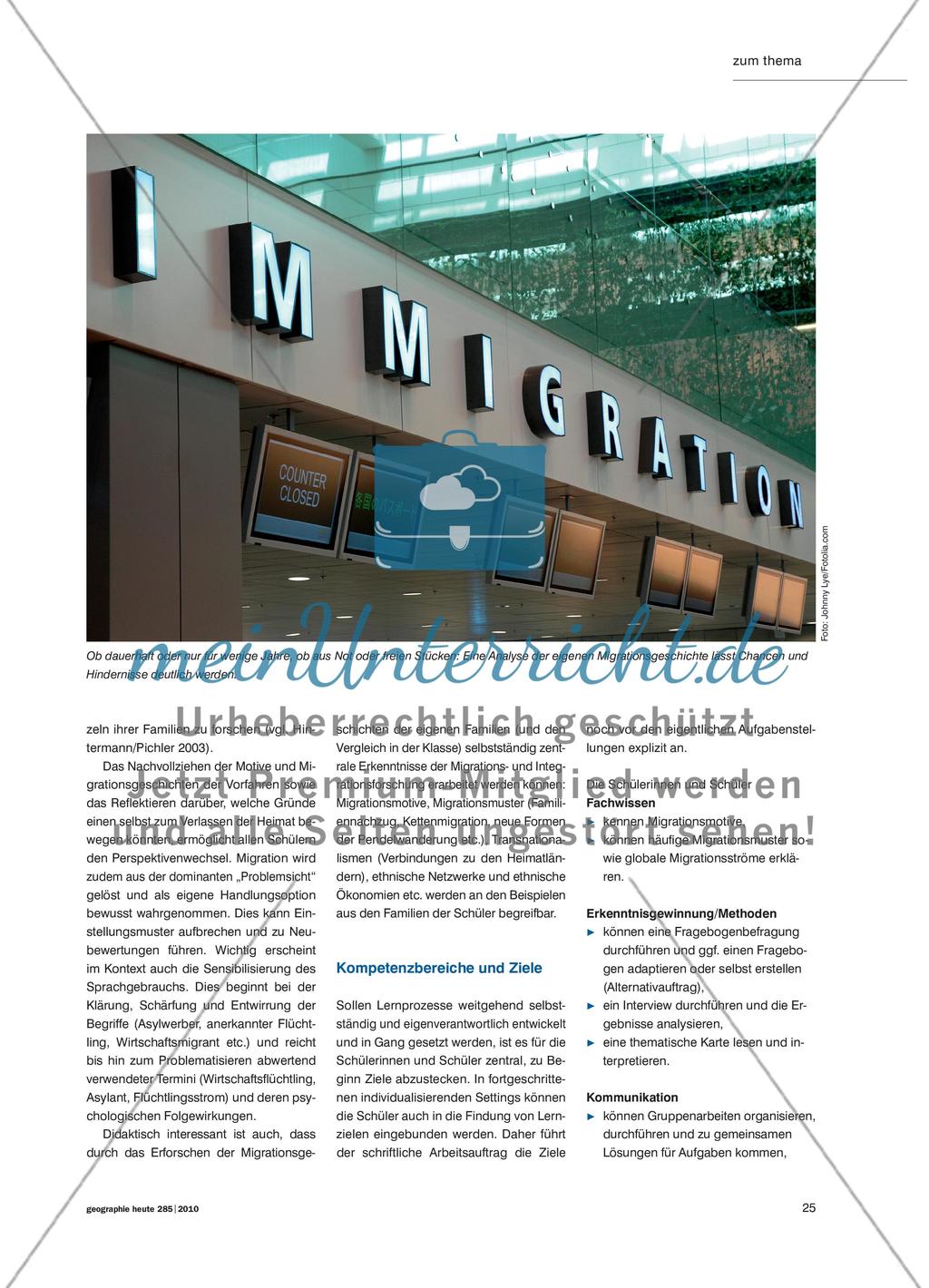 Migration macht Geographie(n) - Kooperatives offenes Lernen im Spannungsfeld Individualisierung und Kooperation Preview 2