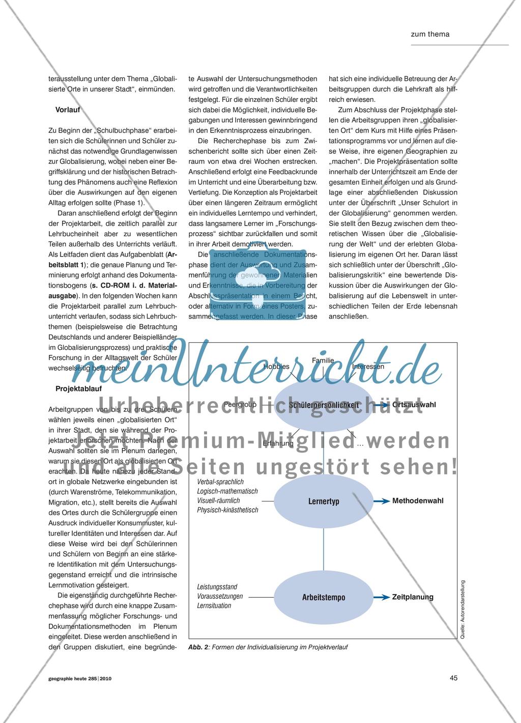 Glokalisierte Schülerwelten - Individuelle Erkundungen globalisierter Orte in der eigenen Lebenswelt Preview 3