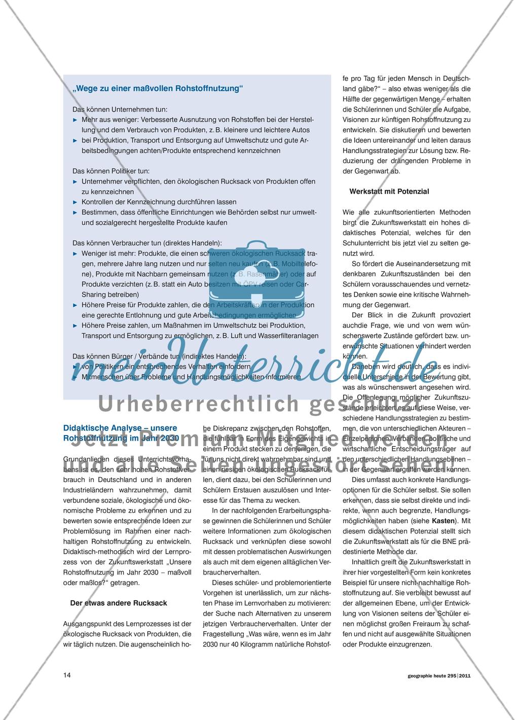 Nachhaltige Rohstoffnutzung Preview 3