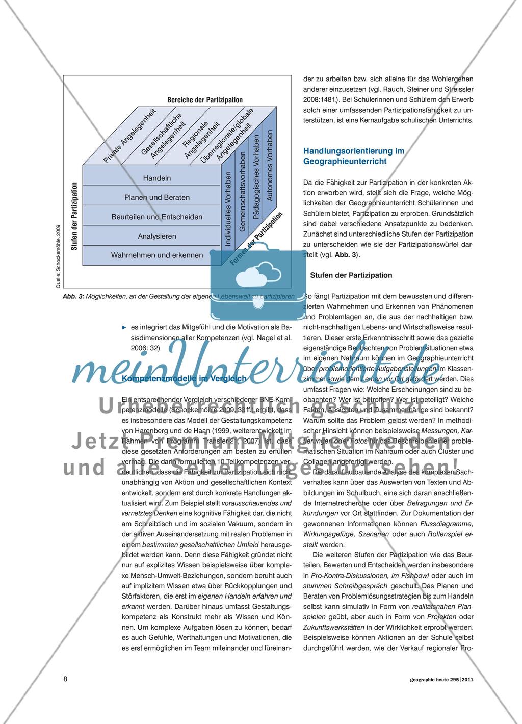 Bildung für nachhaltige Entwicklung: Leitbilder für den Geographieunterricht Preview 7