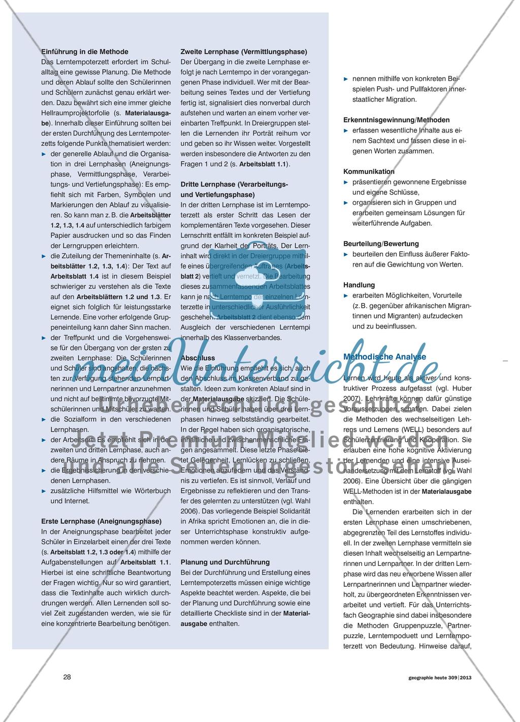 Die Arbeit der Anderen – Solidarität im afrikanischen Kontext - Schülerinnen und Schüler lehren und lernen im wechselseitigen Austausch Preview 3