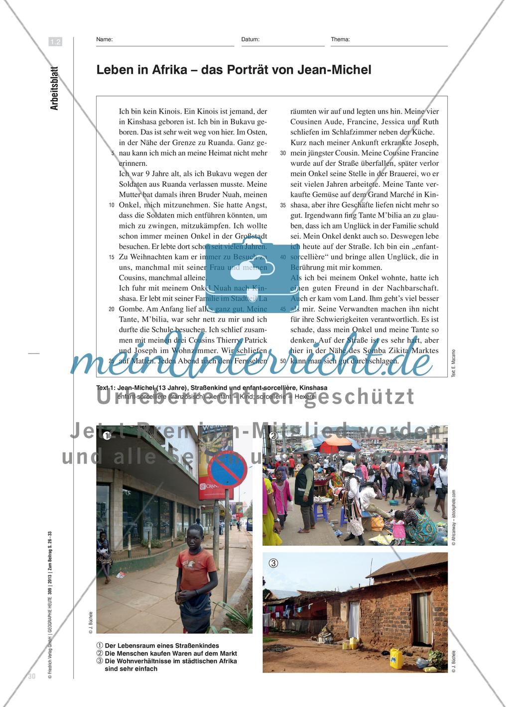 Die Arbeit der Anderen – Solidarität im afrikanischen Kontext - Schülerinnen und Schüler lehren und lernen im wechselseitigen Austausch Preview 5