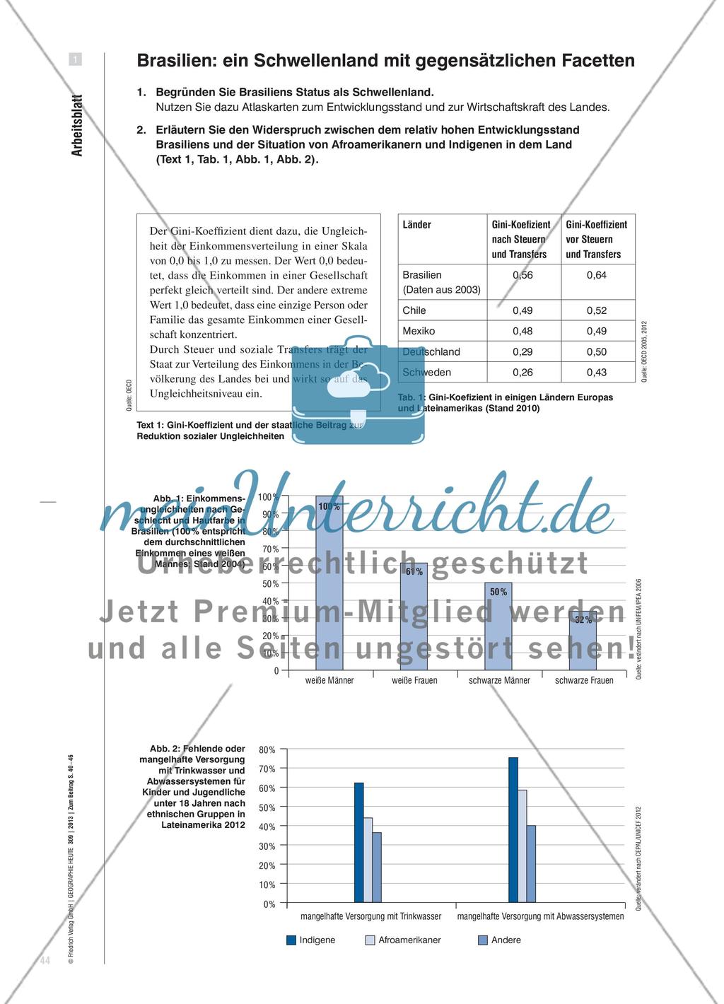 Ungleichheit und Gerechtigkeit in Lateinamerika - Schüler bewerten Quotensysteme zur Überwindung der Kluft zwischen arm und reich Preview 5