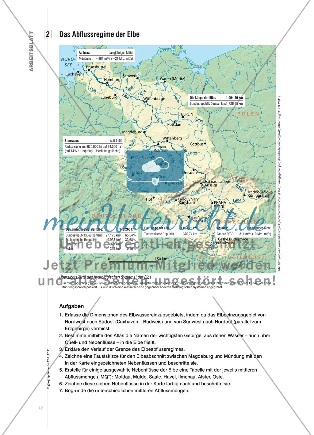 Hochwasser an der Elbe – fast jedes Jahr aufs Neue - Wasser als Naturereignis mit dramatischen Folgen für Mensch und Raum Preview 5